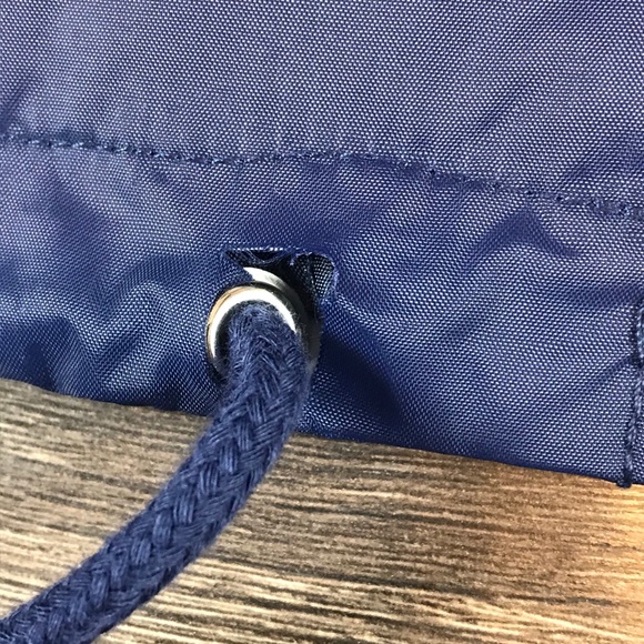 Levi's Kids Navy Blue Retro Rain Slicker Hooded Jacket Size Large LW8RN671 - Picture 11 of 12